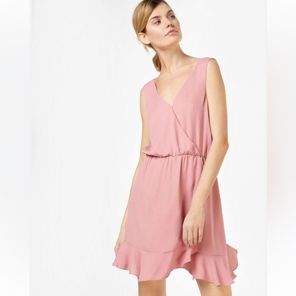 Samsoe & Samsoe Limon' Cocktail Dress blush Pink ruffle